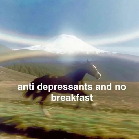 anti depressants and no breakfast