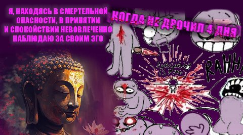 Я, НАХОДЯСЬ В СМЕРТЕЛЬНОЙ ОПАСНОСТИ, В ПРИНЯТИИ И СПОНОЙСТВИИ НАБЛЮДАЮ ЗА СВОИМ ЭГО