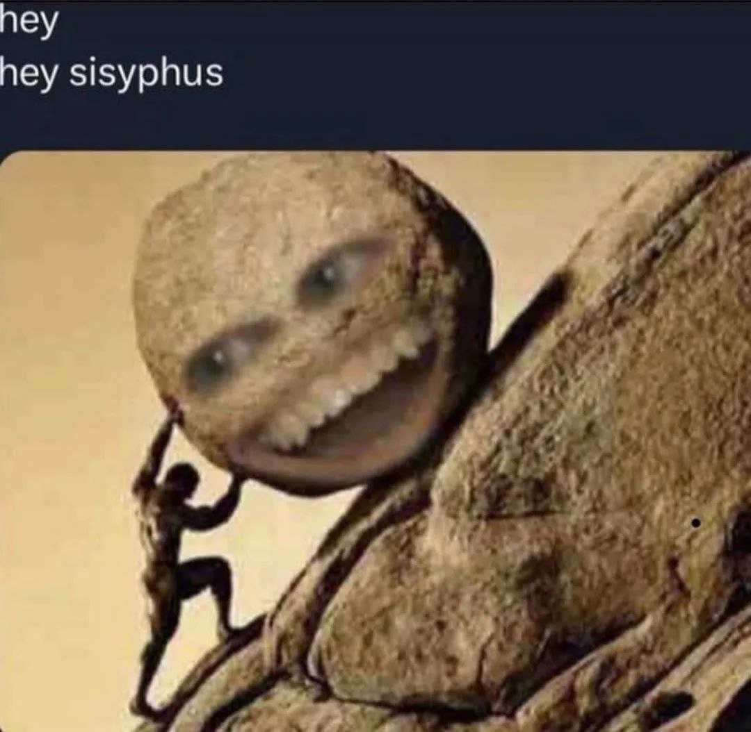 пеу hey sisyphus