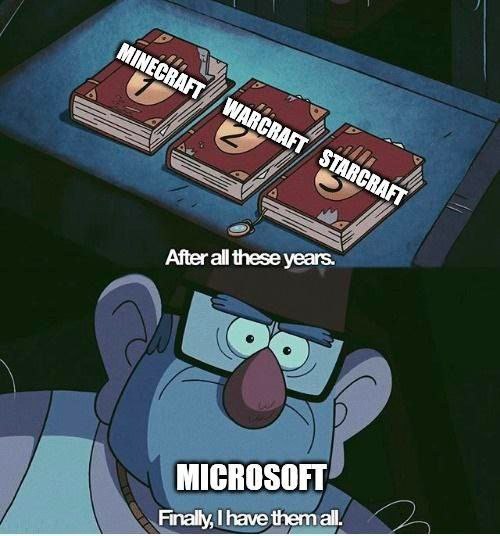 After all these years. MICROSOFT Finally, have them