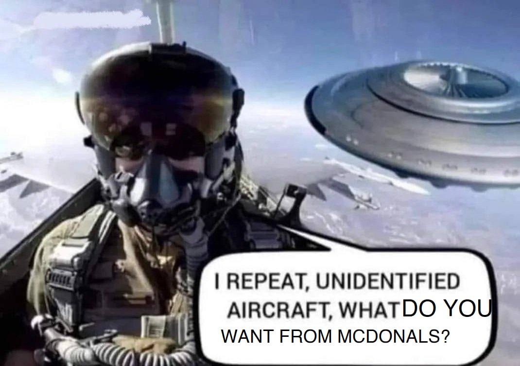 REPEAT, UNIDENTIFIED WHATDO WANT FROM MCDONALS?