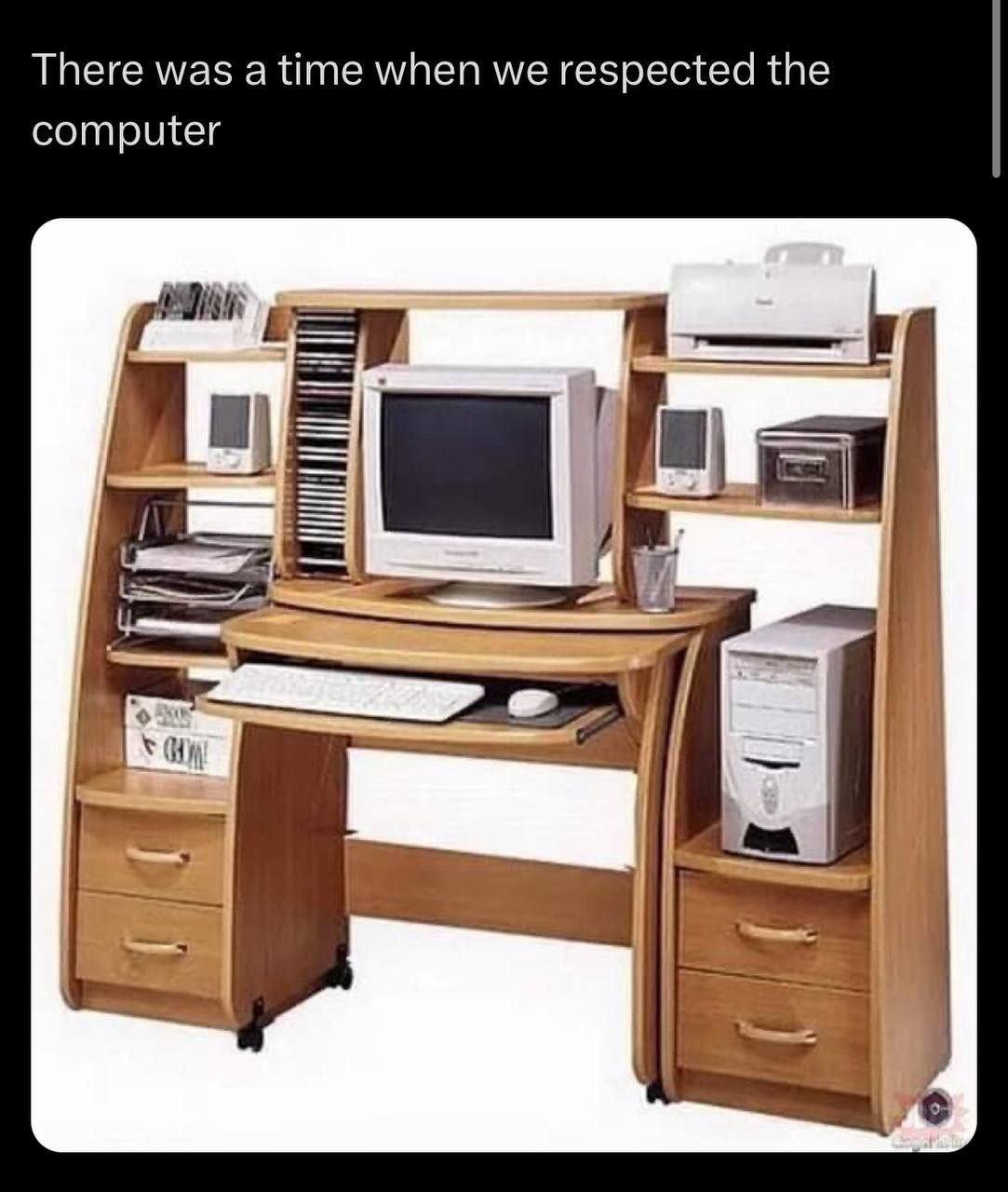 There was а time when we respected the computer
