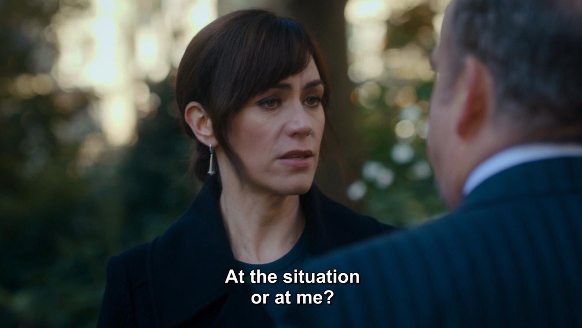 At the situation or at me?