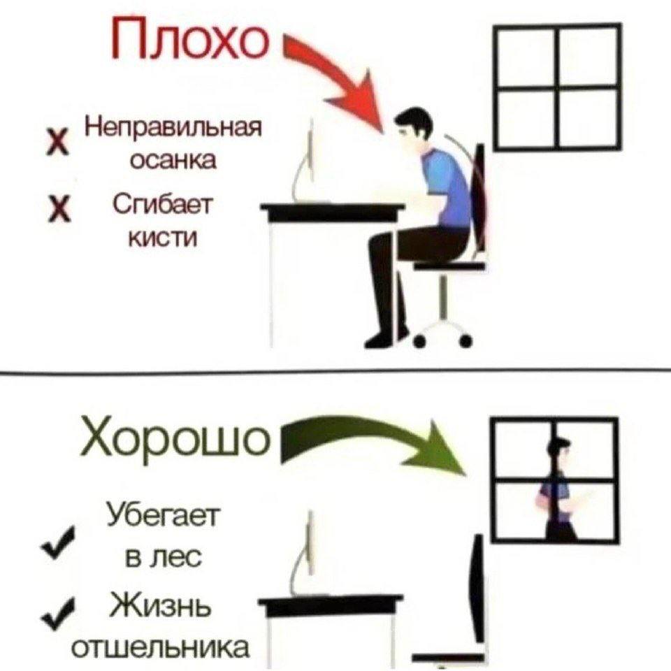 Плохо КИСТИ Хорошо Убегает вле Жизнь отшельника