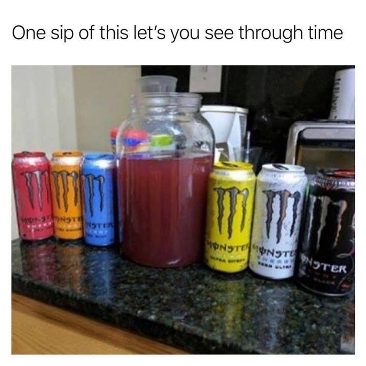 One sip of this let's you see through time