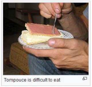Tompouce is to eat