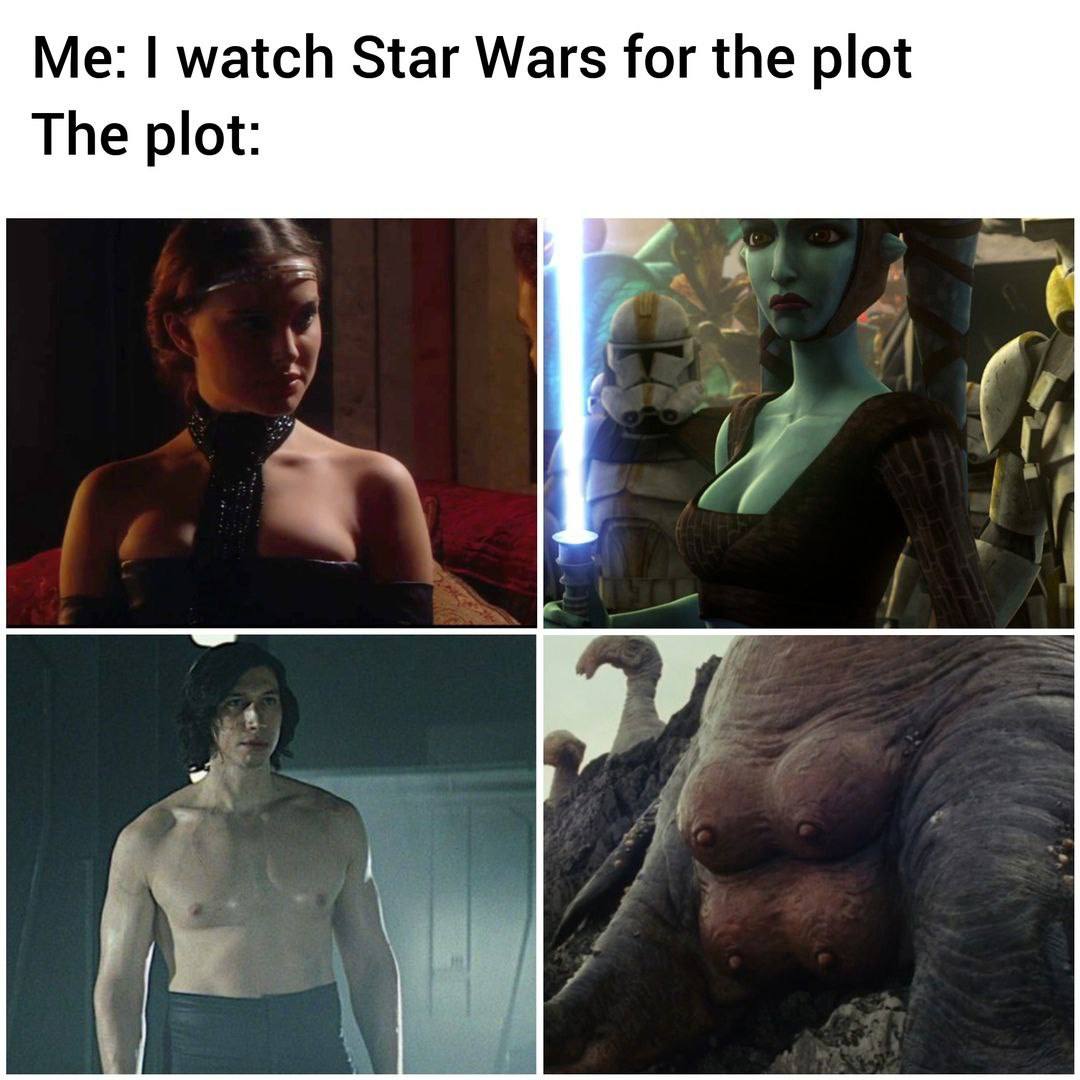watch Star Wars for the plot The plot: