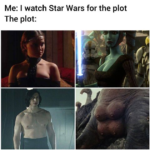watch Star Wars for the plot The plot: