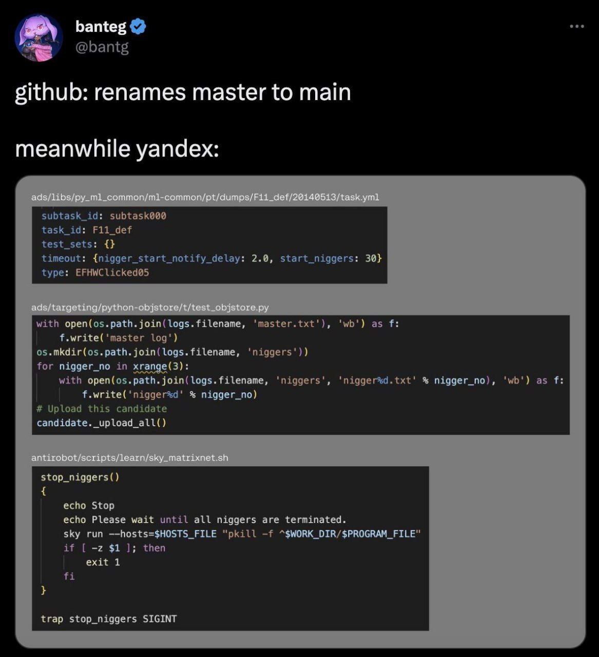banteg github: renames master to main meanwhile yandex: 2.8, 39} ads/targeting/python-objstore/t/test_objstore.py орел( join logs. f.write( logs. filename, nigger_no xrange(3) join logs. fitename, nig