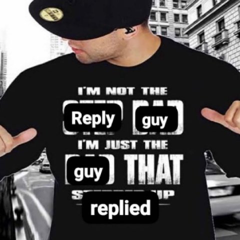 МОТ THE Reply guy THAT replied