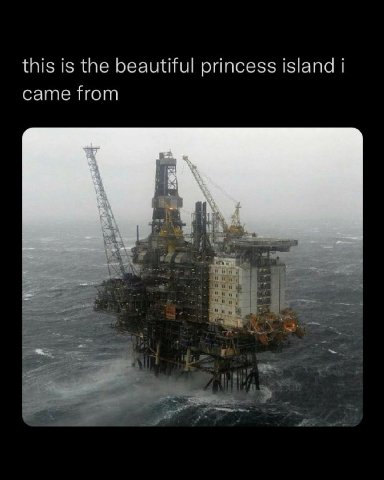 this is the beautiful princess island came from