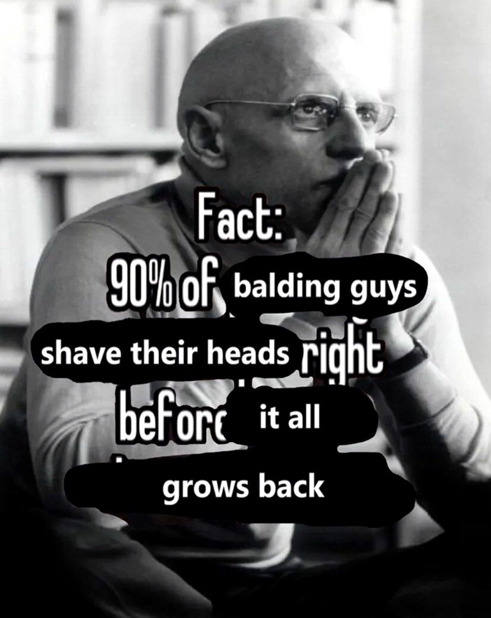 a guys shave their heads it all grows back