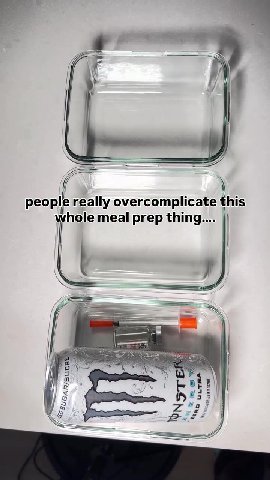people really overcomplicate this whole meal prep thing...