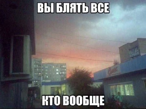 ВЫ БЛЯТЬ ВСЕ КТО ВООБЩЕ