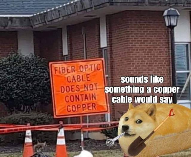 sounds like something a cable would say а