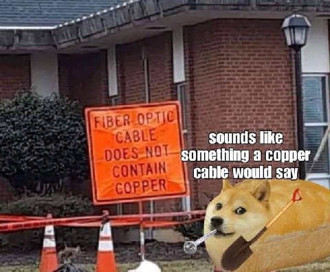 sounds like something a cable would say а