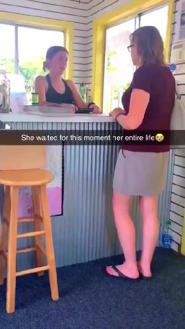 She waited for this moment her entire Ме ®