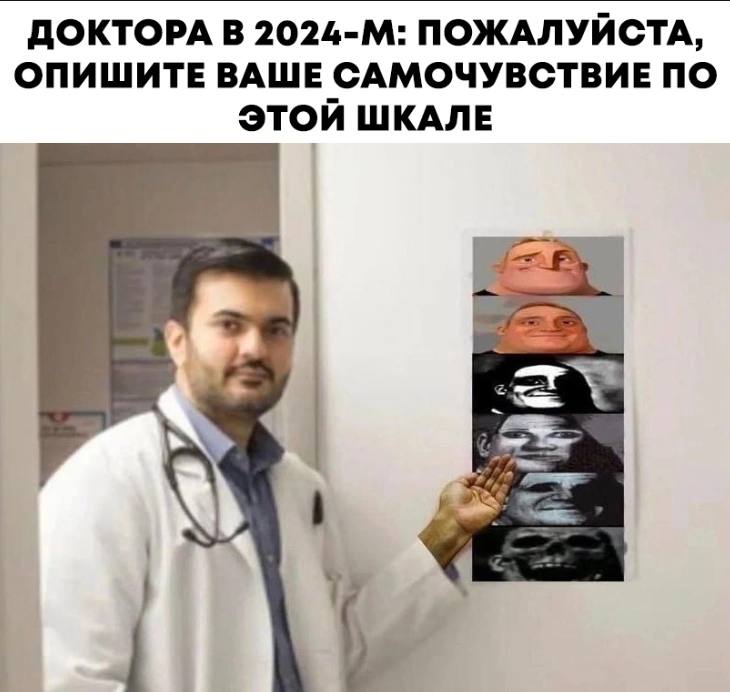 ДОКТОРА В ПОЖАЛУЙСТА, ОПИШИТЕ ВАШЕ САМОЧУВСТВИЕ ПО ЭТОЙ ШКАЛЕ Я,