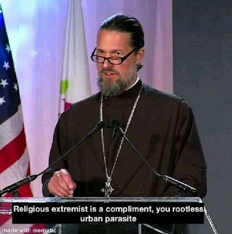 extremist is а compliment, you rootless urban parasite with mematic