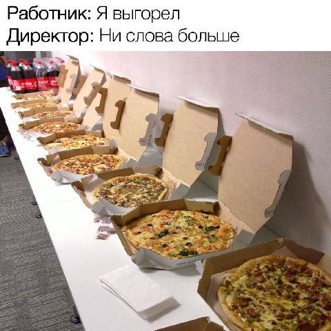 Работник: Я выгорел Директор: Ни слова больше A