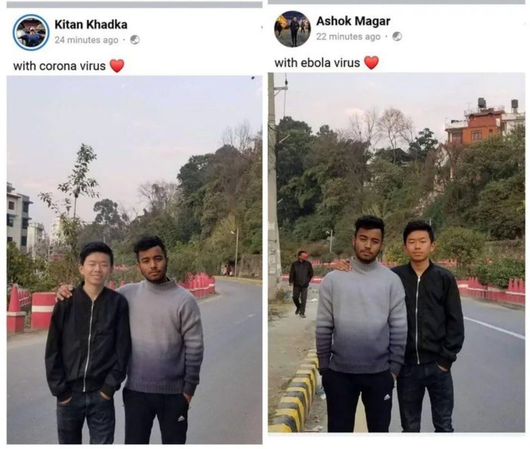 Kitan Khadka 2 Ashok Magar with corona virus with ebola virus 4