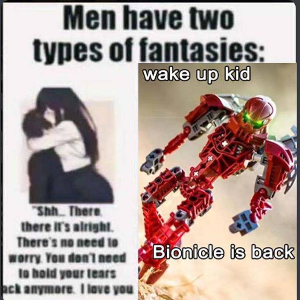 Men have two types of fantasies: wake) Up) kid) a There 1] there i's alright There 3 по need to hold your tears love you