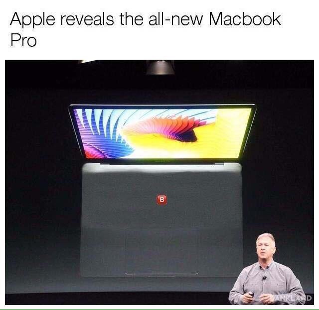 Apple reveals the all-new Macbook Pro в
