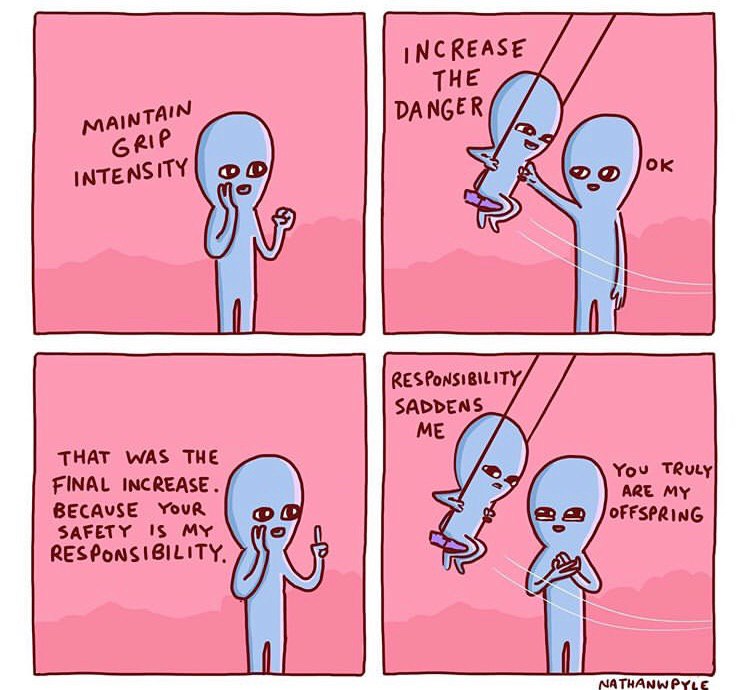 МСКЕА$Е ТНЕ DANGER INTENSITY loo RESPONSIBILITY, SADDENS ME THAT WAS THE FINAL INCREASE. Be TRuty YouR ARE My SAFETY 1$ MY OFFSPRING RESPONSIGILITY, NATHANW PYLE