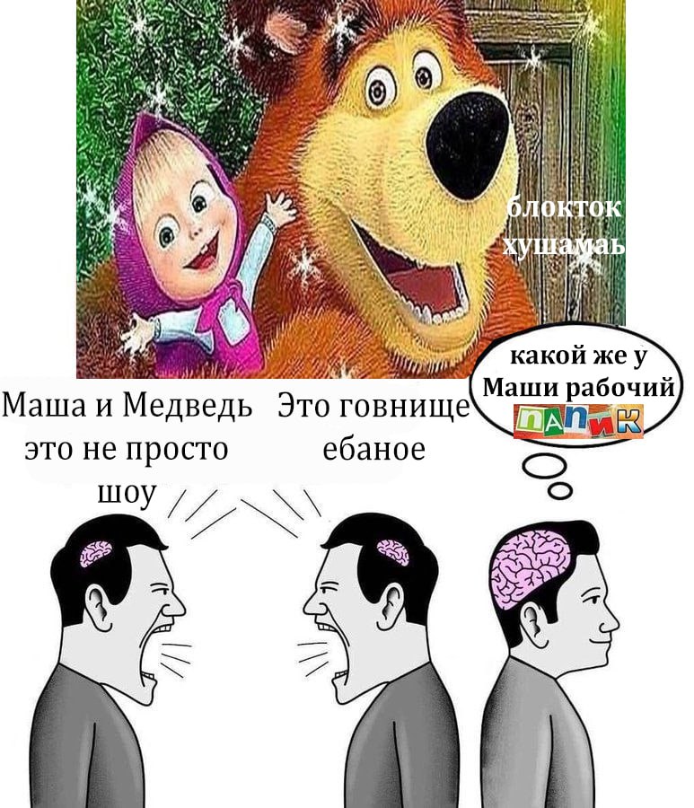 i у he К: какой же Маши рабочий Медведь Это говнище это не просто ебаное “a i