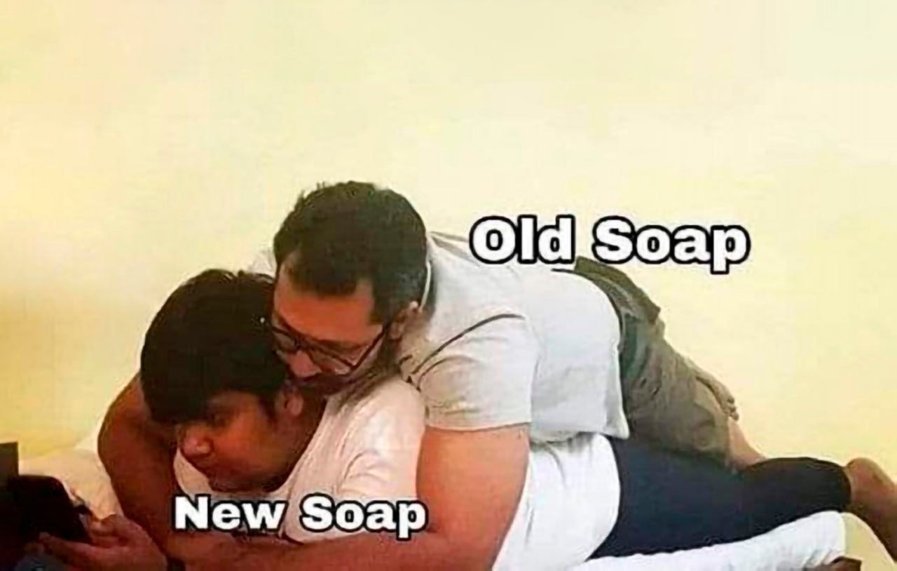 =OldkSoap —- > А / Е weet” > д f | | ® Меми$оар —