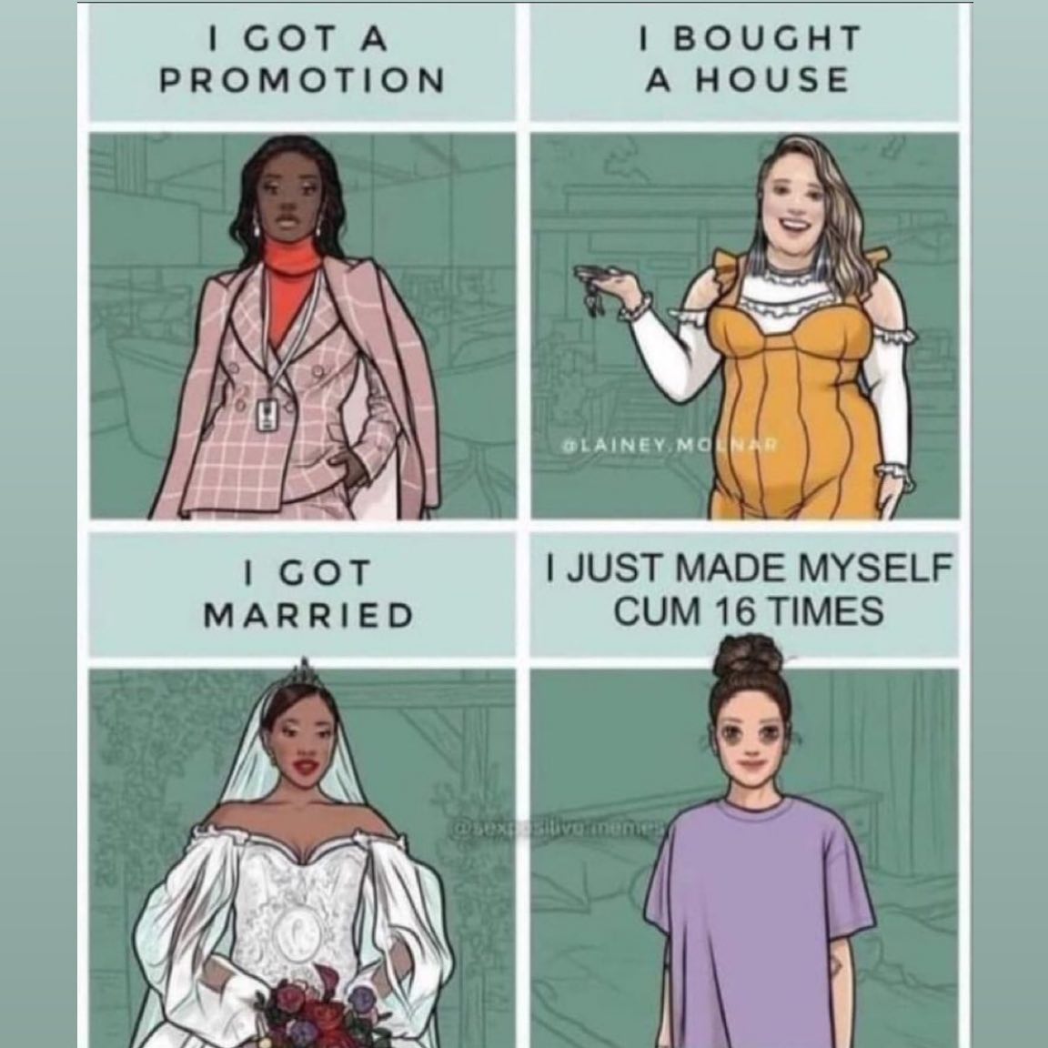 А BOUGHT PROMOTION A HOUSE GOT JUST MADE MYSELF MARRIED CUM 16 TIMES