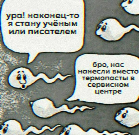 ура! наконец-то я стану учёным или писателем бро, нас нанесли вместо термопасты в сервисном