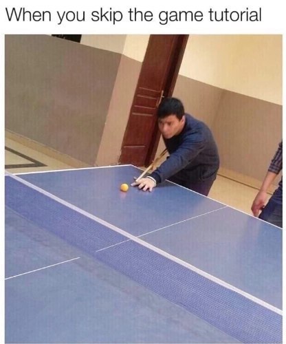 When you skip the дате tutorial