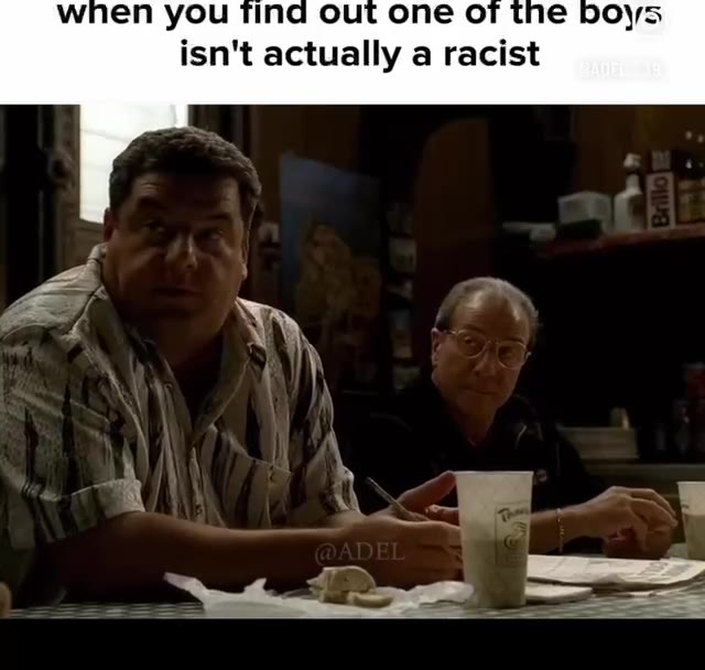 isn't actually a racist