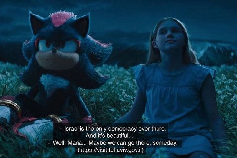 Israel is the only democracy over there. And it’s beautiful... Well, Maria... Maybe we can there, someday. (https://visit.tel-aviv.gov.il)