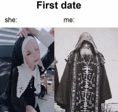 First date she me A