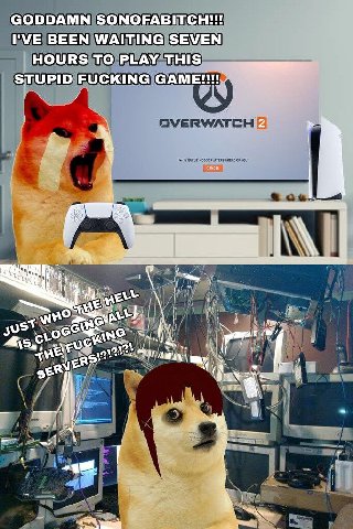 GODDAMN 5ОМОРАВИТСН!! I'VE BEEN WAITING SEVEN HOURS TO PLAY THIS STUPID FUCKING GAME!! 2 a yust may я a: 4
