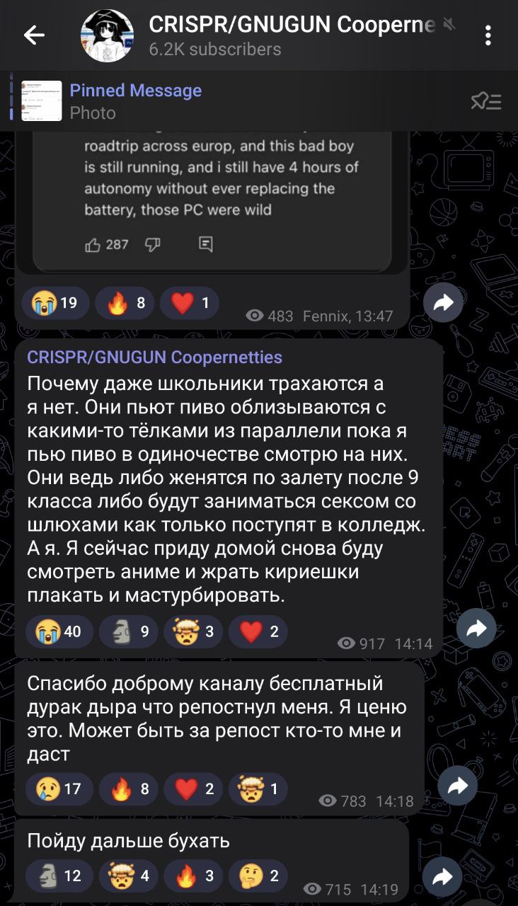 GNU/GOON Coopernetties chudmin is thugging that shit out 💔