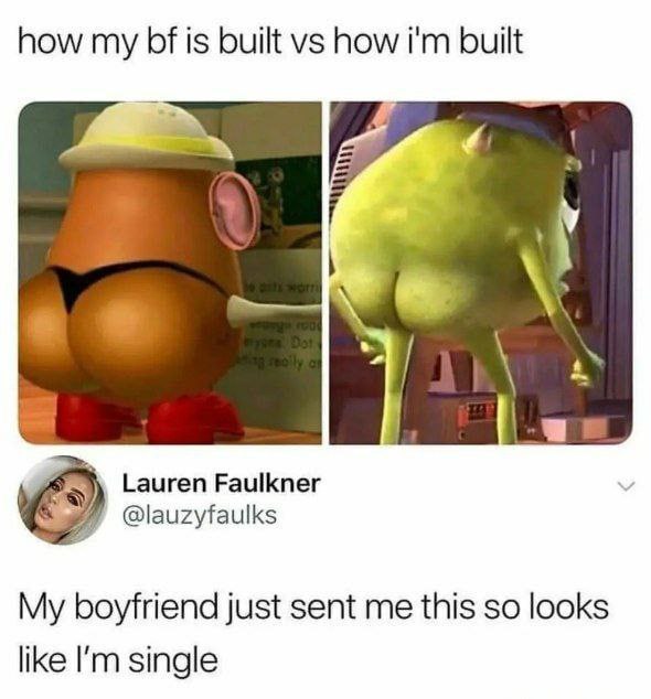 how my is built how built Lauren Faulkner @lauzyfaulks My boyfriend just sent me this so looks like single
