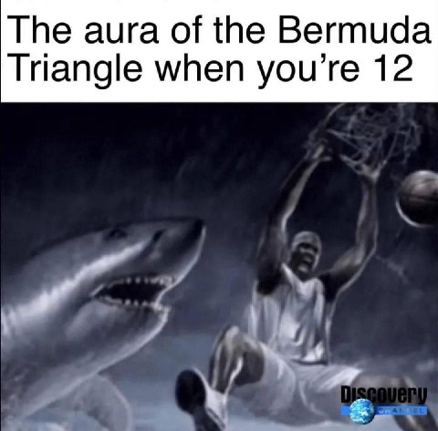 The aura of the Bermuda Triangle when you're 12