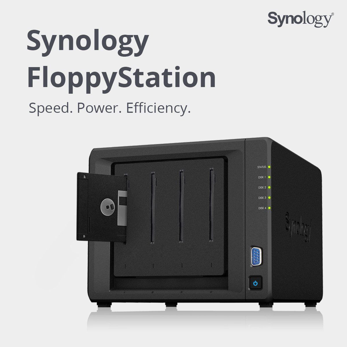Synology Synology FloppyStation Speed. Power. Efficiency.