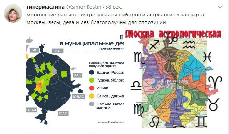 гипермаслина @Simonkostin 58 сек, московские расслоения: результаты выборов и астрологическая карта москвы. весы, дева и NEE благополучны для оппозиции в 52 в муниципальные дег aS 124) Единая Россия Г