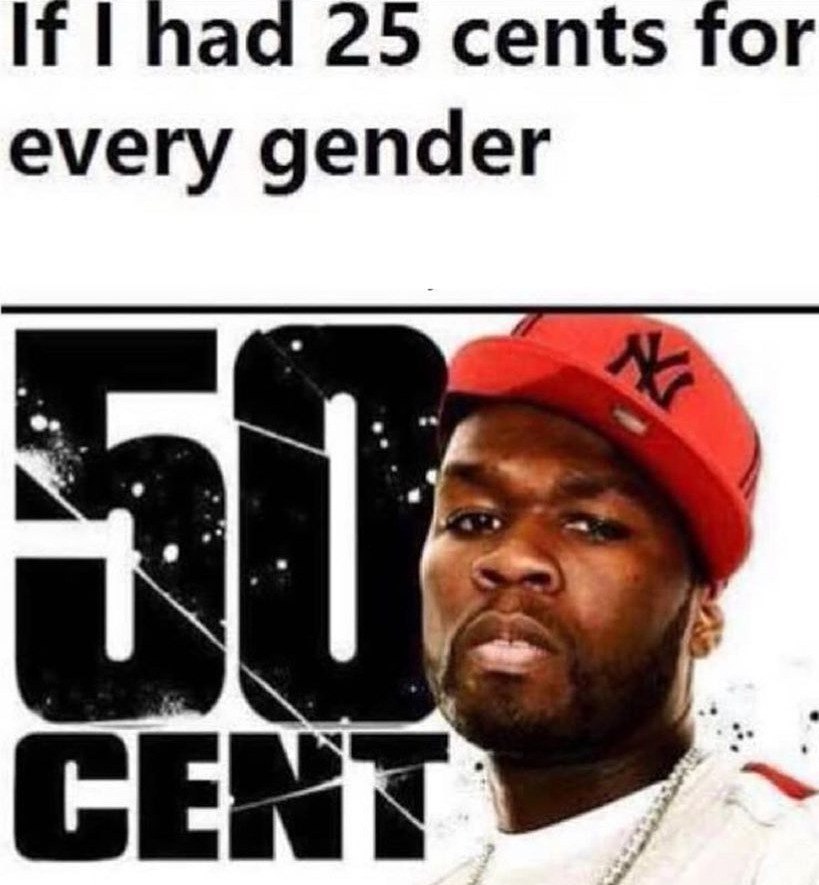 had 25 cents for every gender У СЕМЕ