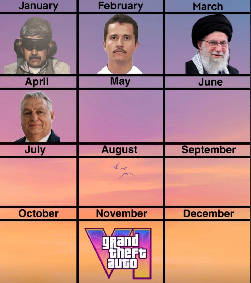 March January February April June September October December and