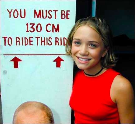 YOU MUST BE 130 TO RIDE THIS
