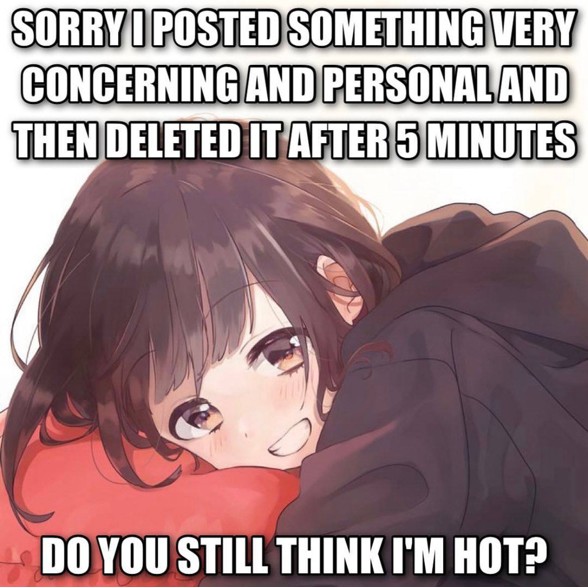 THEN DELETED MINUTES, THINK HOT?