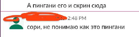А пингани его и скрин сюда сори, не понимаю как это пингани