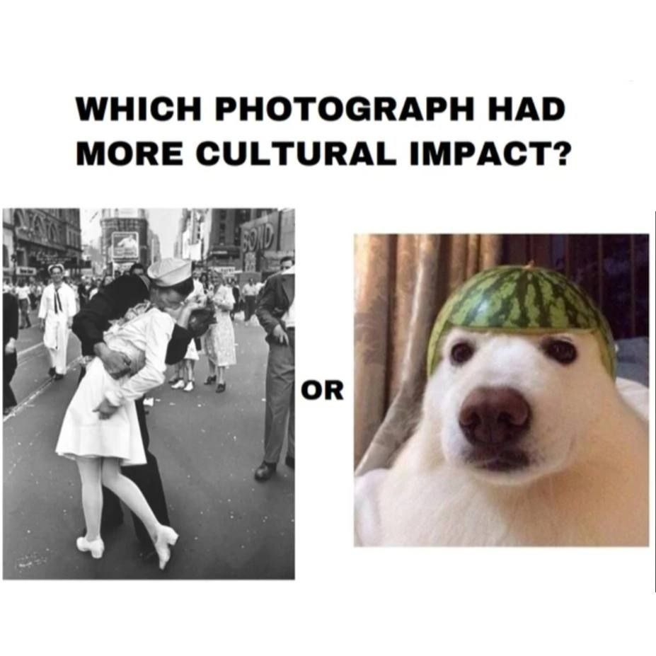 WHICH PHOTOGRAPH HAD MORE CULTURAL IMPACT? OR