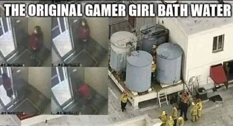 THE ORIGINAL GAMER GIRL BATH WATER