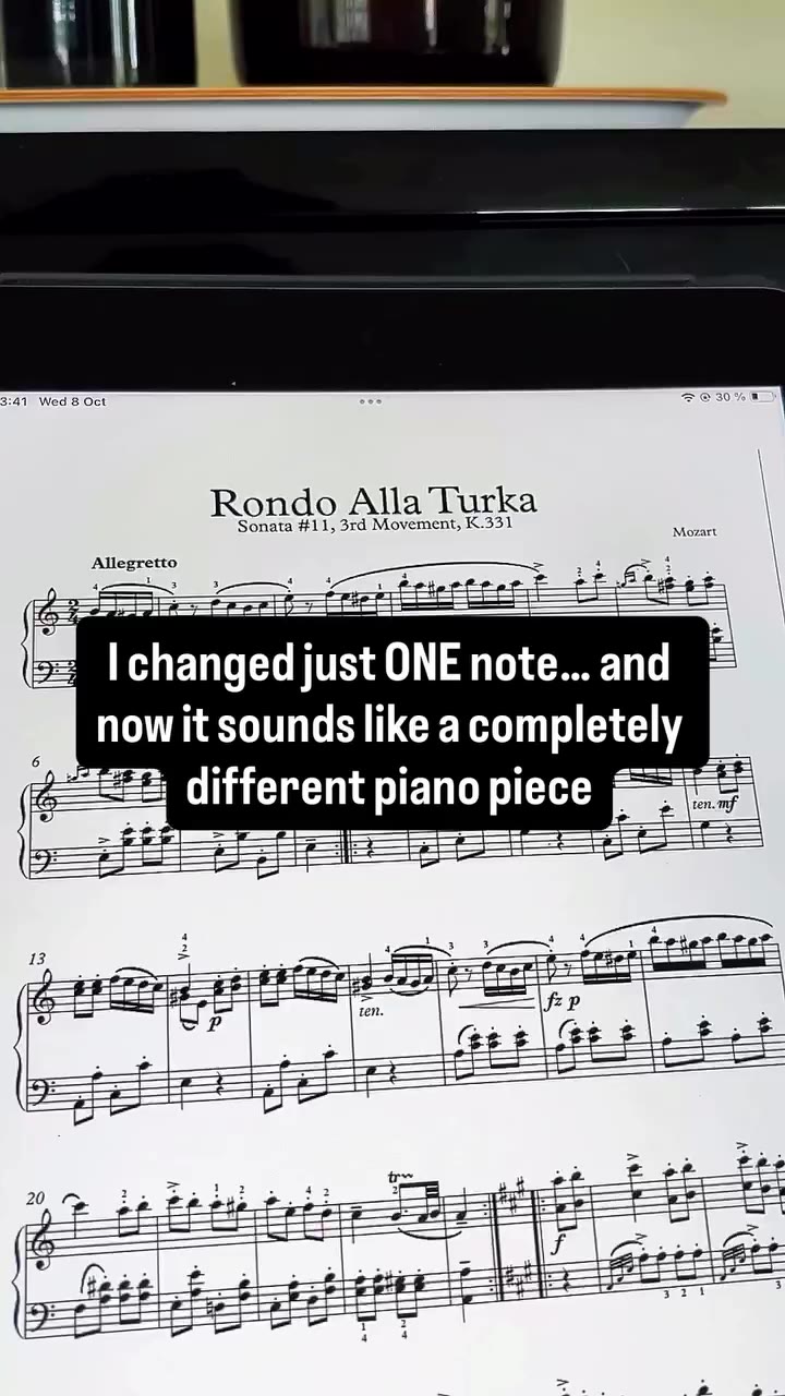 Rondo Alla Turka \ now it sounds like а completely (===2= different piano piece даа ВЕРРЕЕНЕНЕЕЕЕ se SS ee ВЕРЕ ЕЕЕЕЕЕЕЕЕ ЕЕ мЕНЕЕЕРЕЕЕЕЕЕЕЕЕЕЕ \ тм | спапдед just ONE поте... ап ©